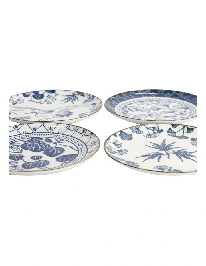 Flora Japonica Mixed Plate Giftset 4 Piece 16cm in Multi image 4