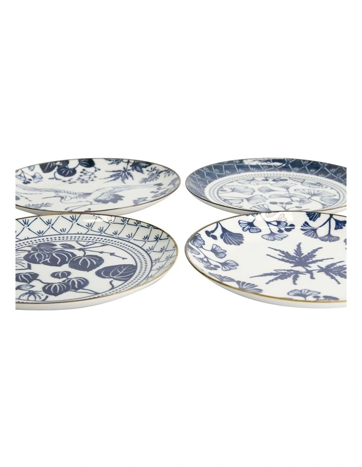 Flora Japonica Mixed Plate Giftset 4 Piece 20cm in Multi image 4