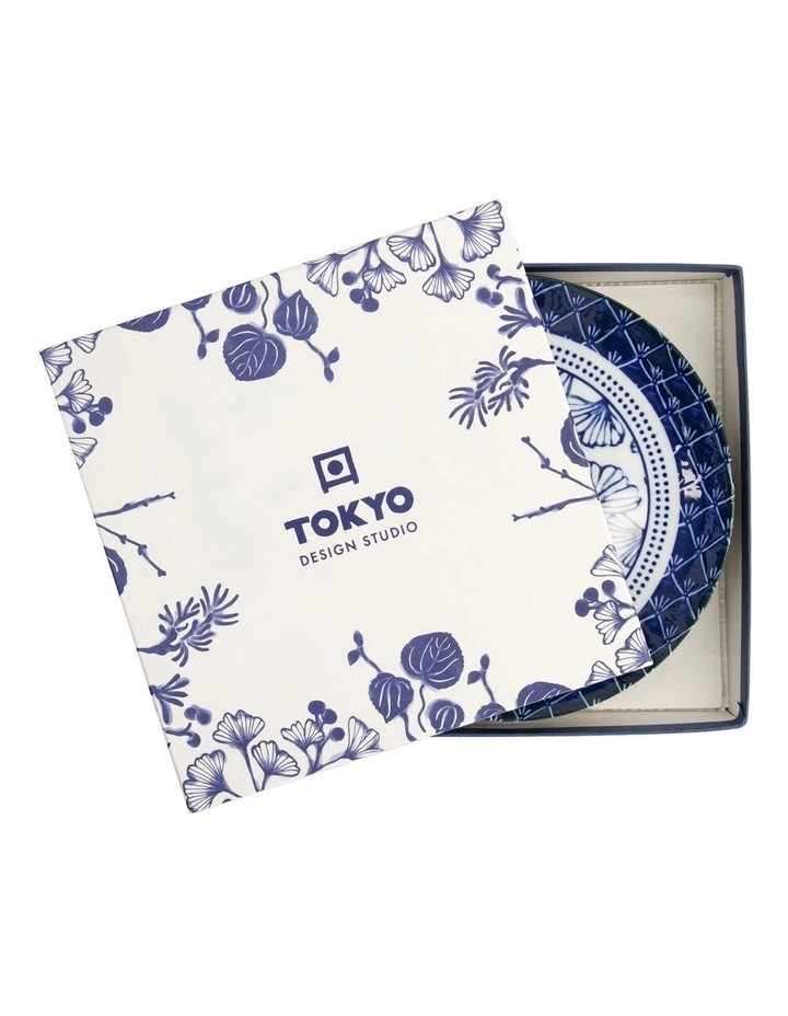 Flora Japonica Mixed Plate Giftset 4 Piece 20cm in Multi image 5