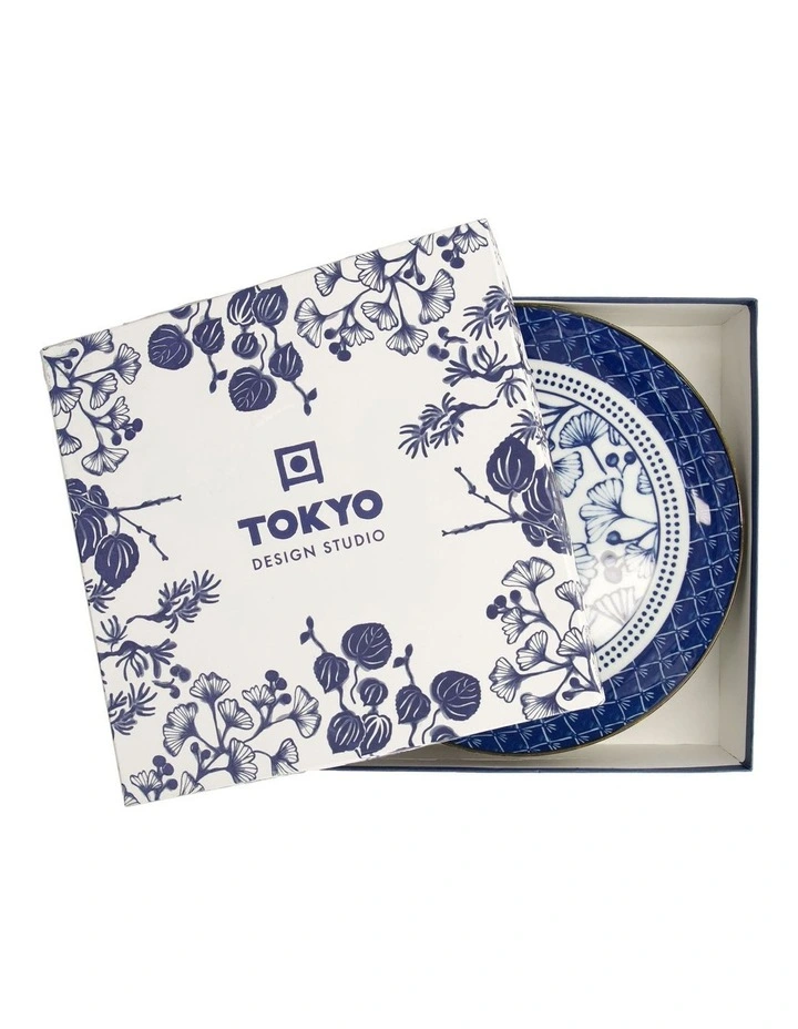 Flora Japonica Mixed Plate Giftset 4 Piece 25cm in Multi image 6