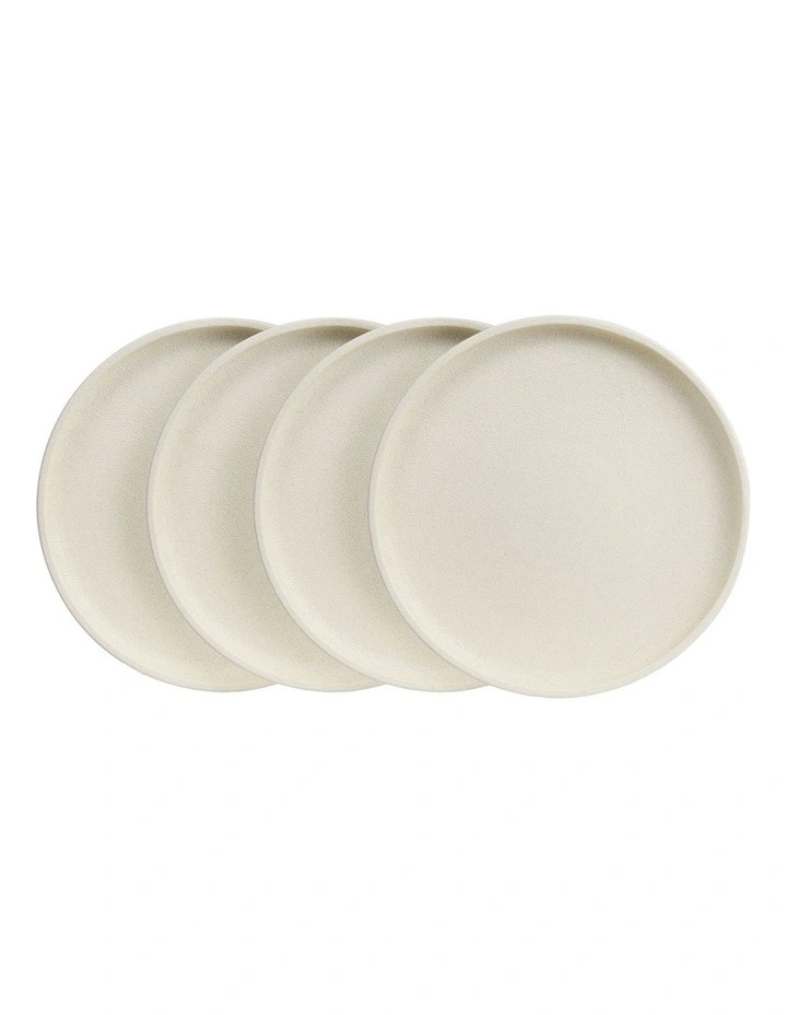 Platform 26.5cm Set of 4 Dinner Plate Cream image 1