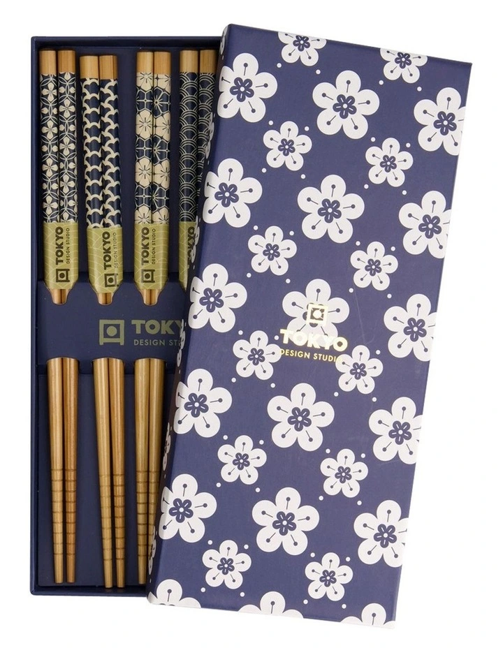Chopstick Giftset 5 Piece in Beige image 1