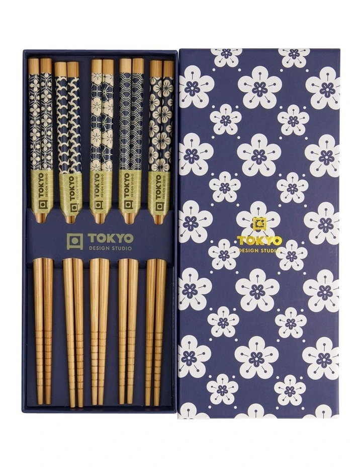 Chopstick Giftset 5 Piece in Beige image 2