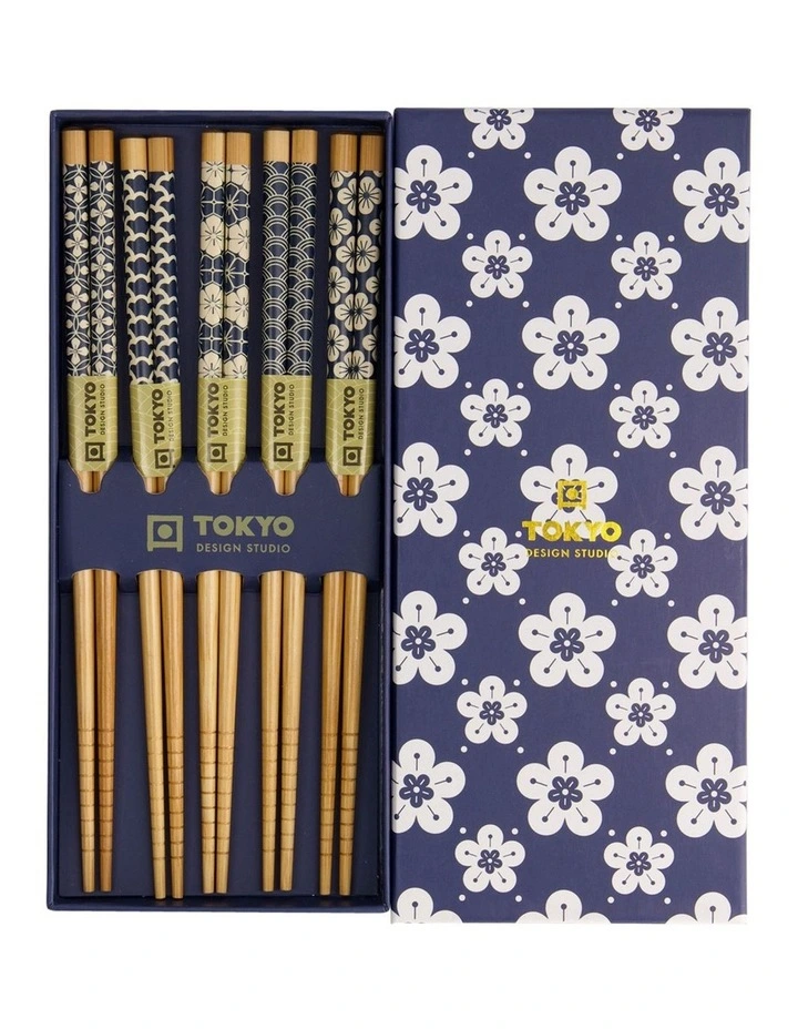 Chopstick Giftset 5 Piece in Beige image 3
