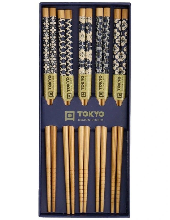 Chopstick Giftset 5 Piece in Beige image 5