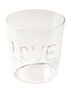 Haven Tumbler 4 Pack in Love Glass