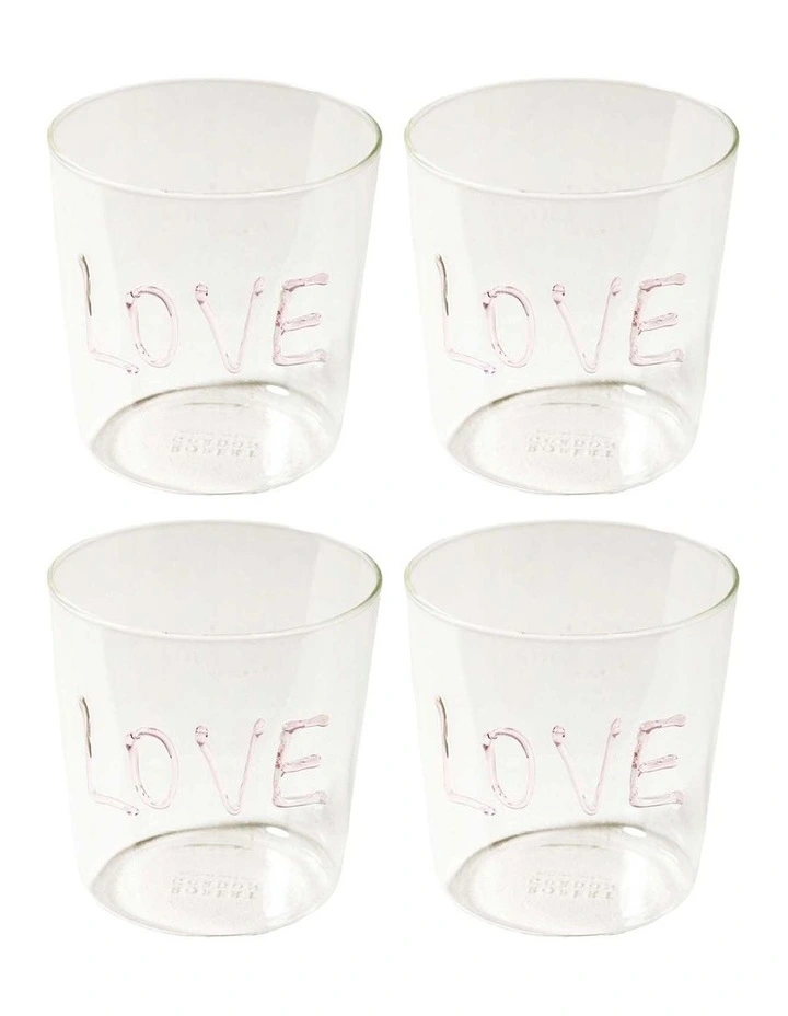 Haven Tumbler 4 Pack in Love Glass image 2