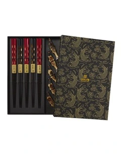 Chopstick Sardine Chopsticks with Rest 10pc Gift Boxed Assorted