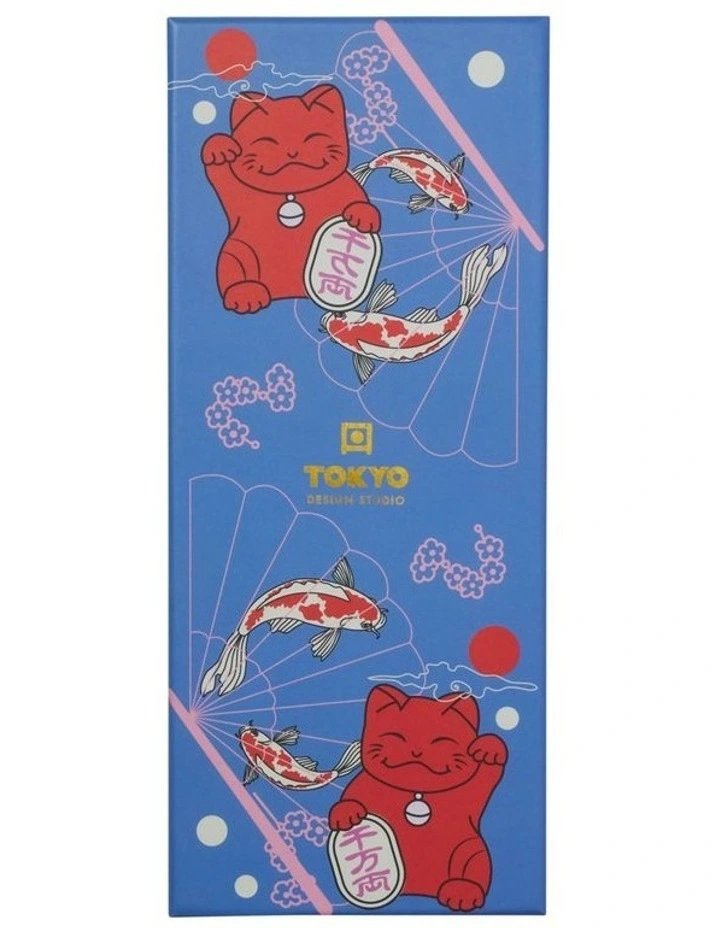 Chopstick Lucky Cat Chopsticks with Rest Hanami 4pc Gift Boxed Assorted image 4