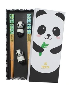 Chopstick Panda Chopsticks with Rest 4pc Gift Boxed Assorted