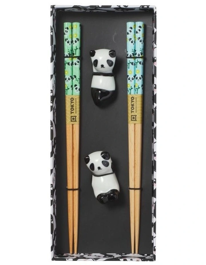 Chopstick Panda Chopsticks with Rest 4pc Gift Boxed Assorted image 2