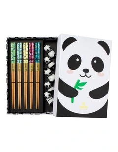 Chopstick Panda Chopsticks with Rest 10pc Gift Boxed Assorted