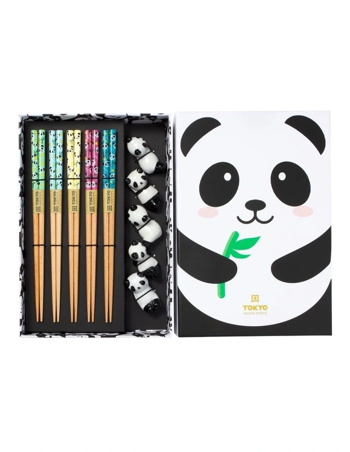 Chopstick Panda Chopsticks with Rest 10pc Gift Boxed Assorted image 5