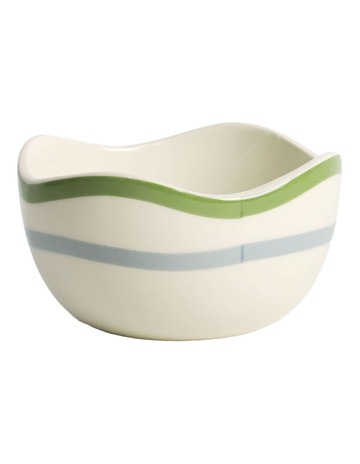 Vintage White With Green colour