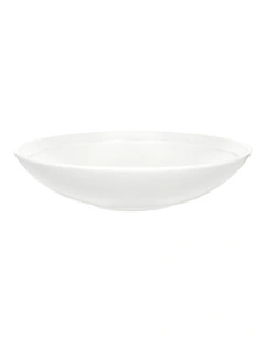 Florence Embossed Bowl 20x5cm in White