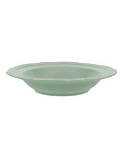 Florence Scallop Rim Bowl 23x5cm in Light Green