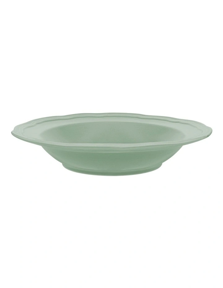 Florence Scallop Rim Bowl 23x5cm in Light Green image 1