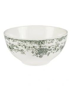 Rosetta Coupe Bowl 12x6cm in Antique Green