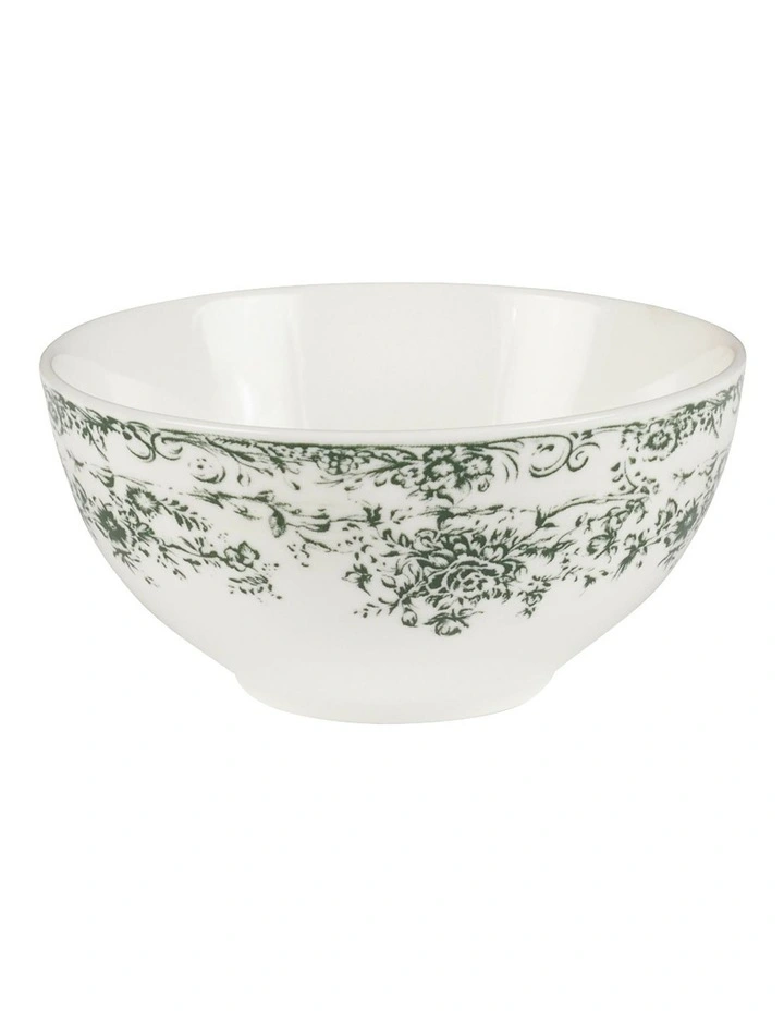 Rosetta Coupe Bowl 12x6cm in Antique Green image 1