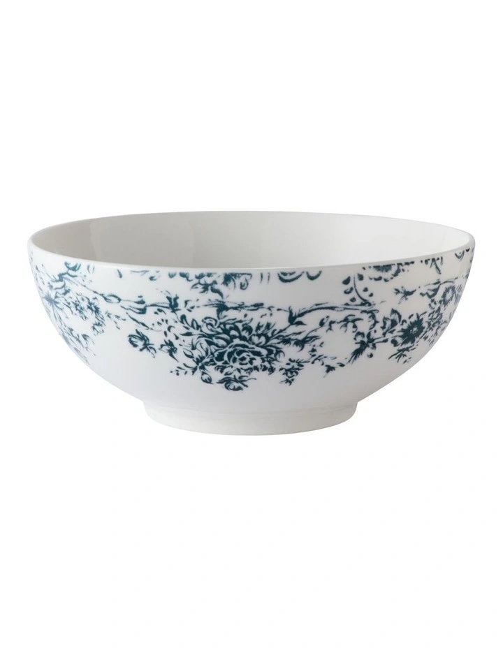 Rosetta Coupe Bowl 19x8cm in Antique Blue image 1