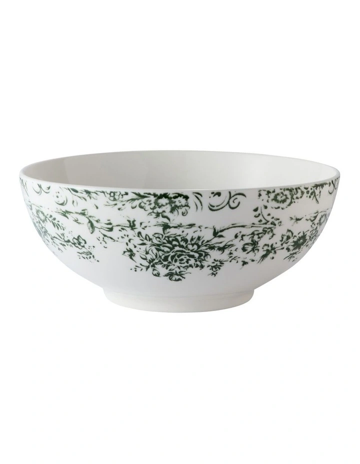 Rosetta Coupe Bowl 19x8cm in Antique Green image 1