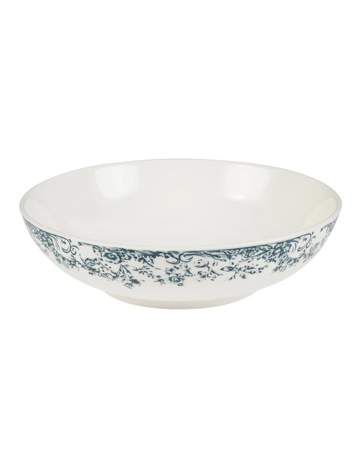 Rosetta Coupe Bowl 20x5.5cm in Antique Blue image 1