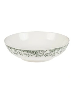 Rosetta Coupe Bowl 20x5.5cm in Antique Green