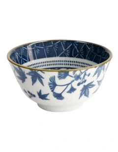 Flora Japonica Rice Bowl 12x6cm in Multi