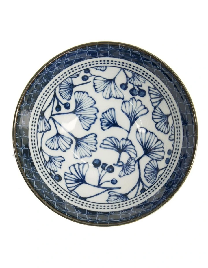 Flora Japonica Sori Bowl 18x9cm in Blue image 2