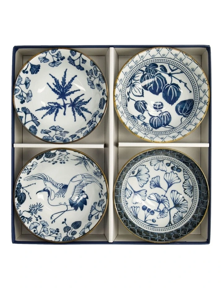 Flora Japonica Mixed Tayo Bowl Giftset 4 Piece in Multi image 6