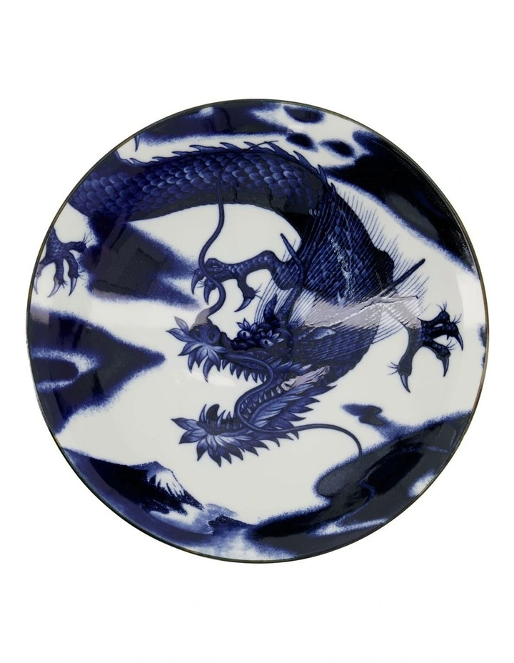 Japonism Menbachi Bowl 25x7cm in Blue image 3