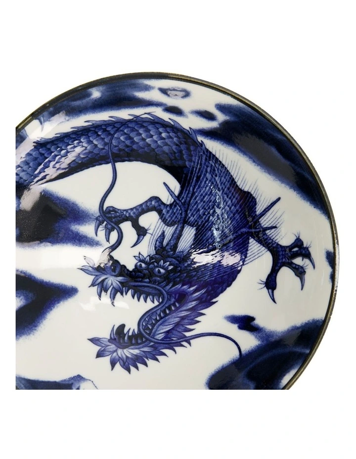 Japonism Menbachi Bowl 25x7cm in Blue image 6