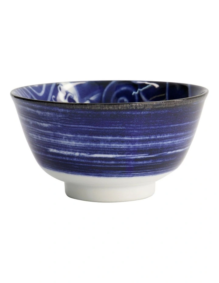 Japonism Carp Small Tayo Bowl 12x6cm in Blue image 5