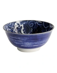Japonism Carp Tayo Bowl 14x6cm in Blue