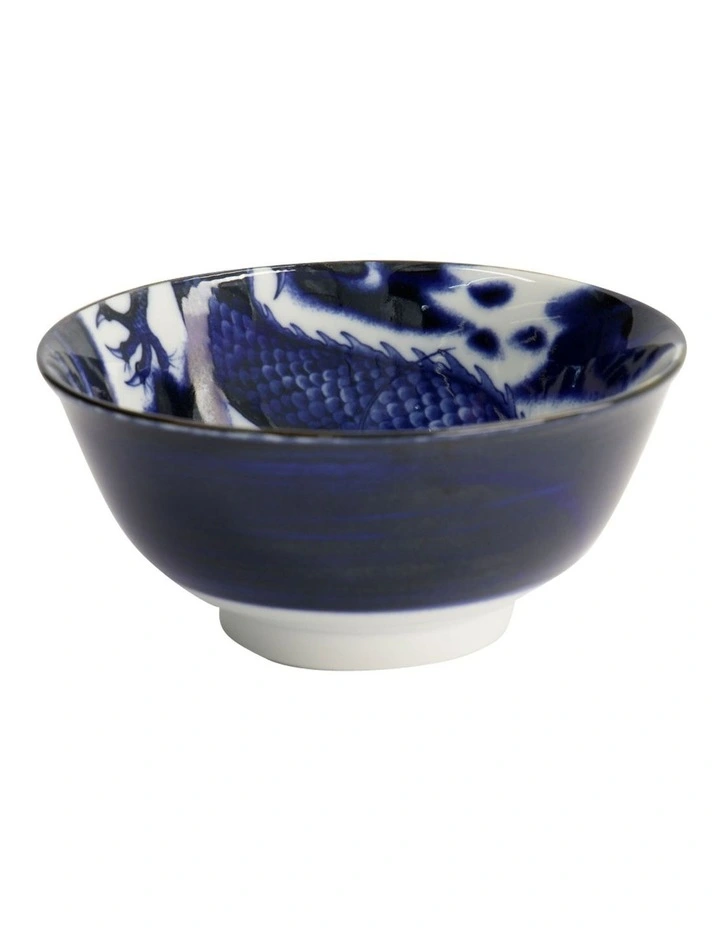 Japonism Dragon Tayo Bowl 14x6cm in Blue image 1