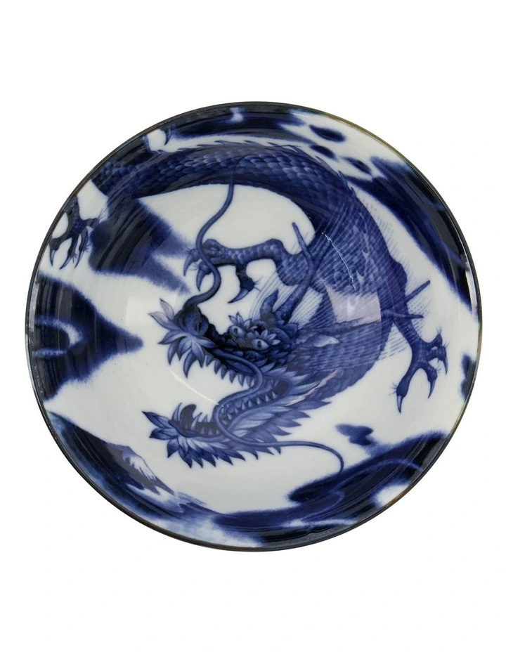 Japonism Dragon Tayo Bowl 14x6cm in Blue image 3