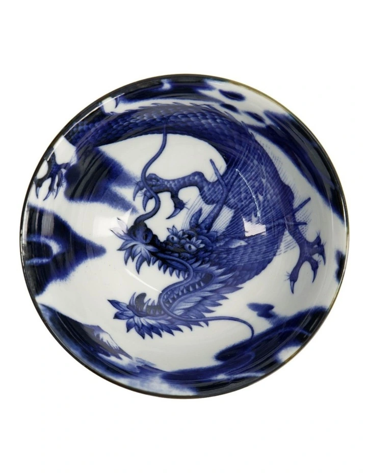Japonism Dragon Tayo Bowl 14x6cm in Blue image 4