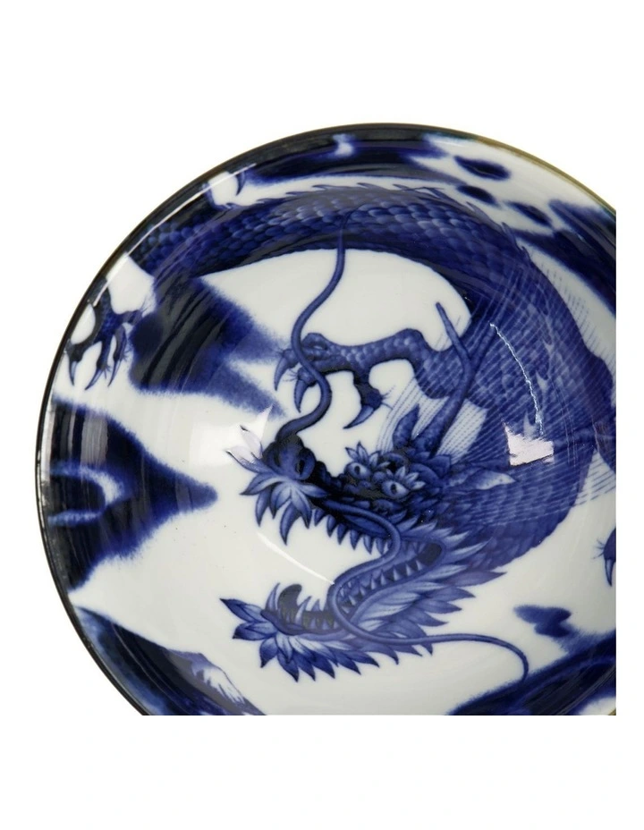 Japonism Dragon Tayo Bowl 14x6cm in Blue image 6