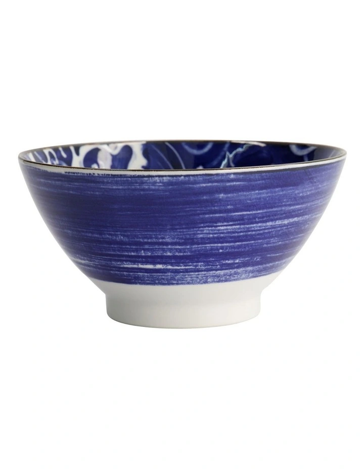 Japonism Carp Tendon Bowl 17x8cm in Blue image 5