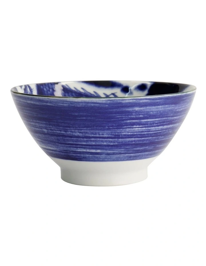 Japonism Dragon Tendon Bowl 17x8cm in Blue image 4