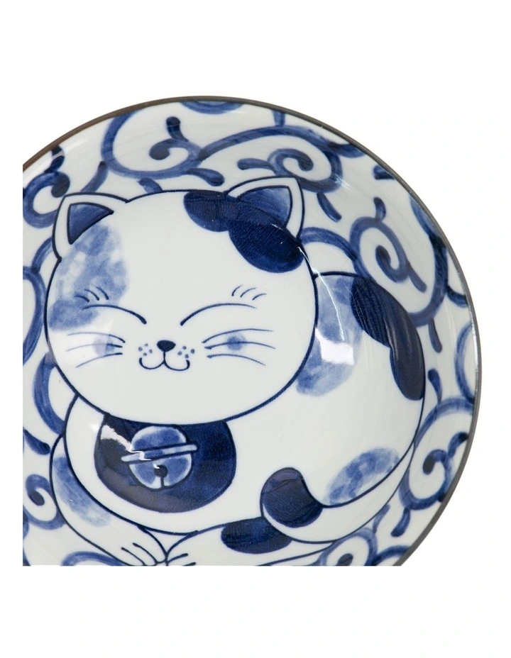 Kawaii Neko Ramen Bowl 20x7.5cm in Multi image 5