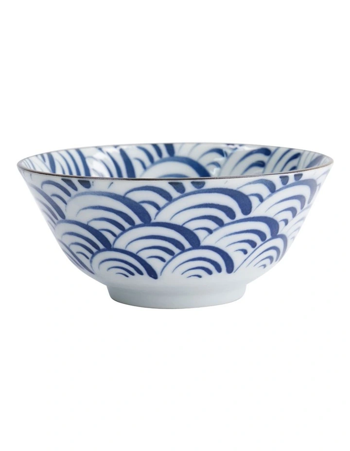 Natsu Nami Tayo Bowl 15x7cm in Blue image 4