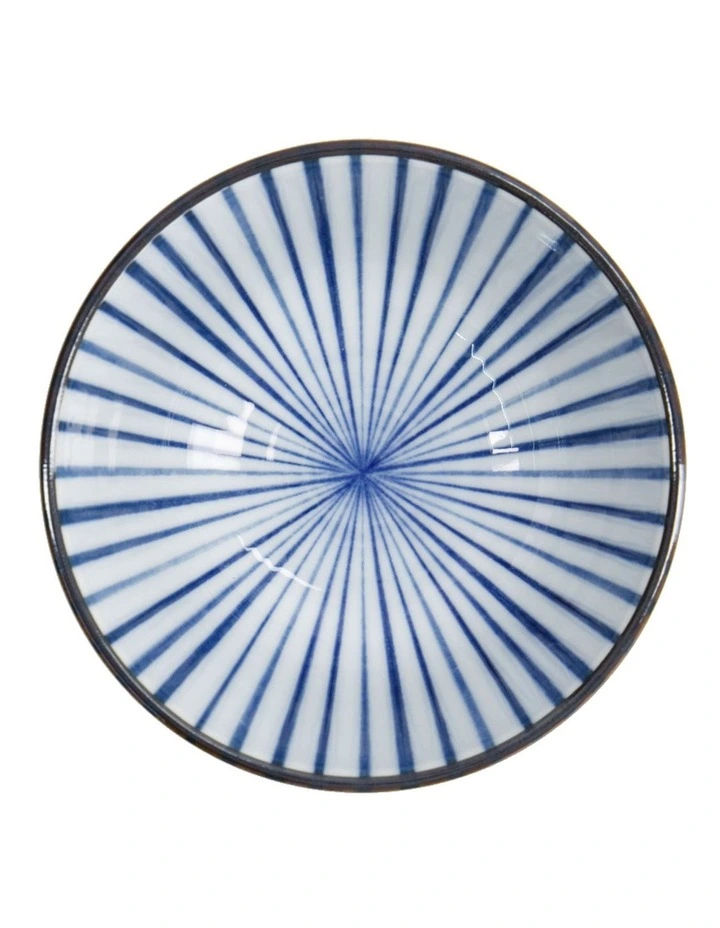 Natsu Tokusa Rice Bowl 12x6cm in Blue image 2