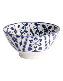 Maizuru Ramen Bowl 18x9cm in Blue