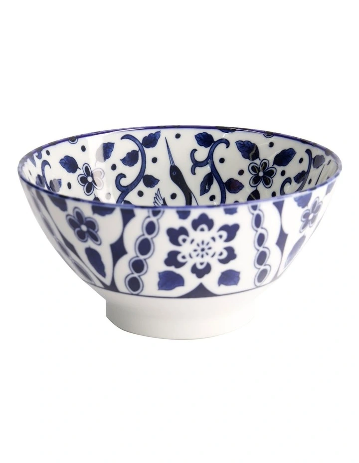 Maizuru Ramen Bowl 18x9cm in Blue image 1
