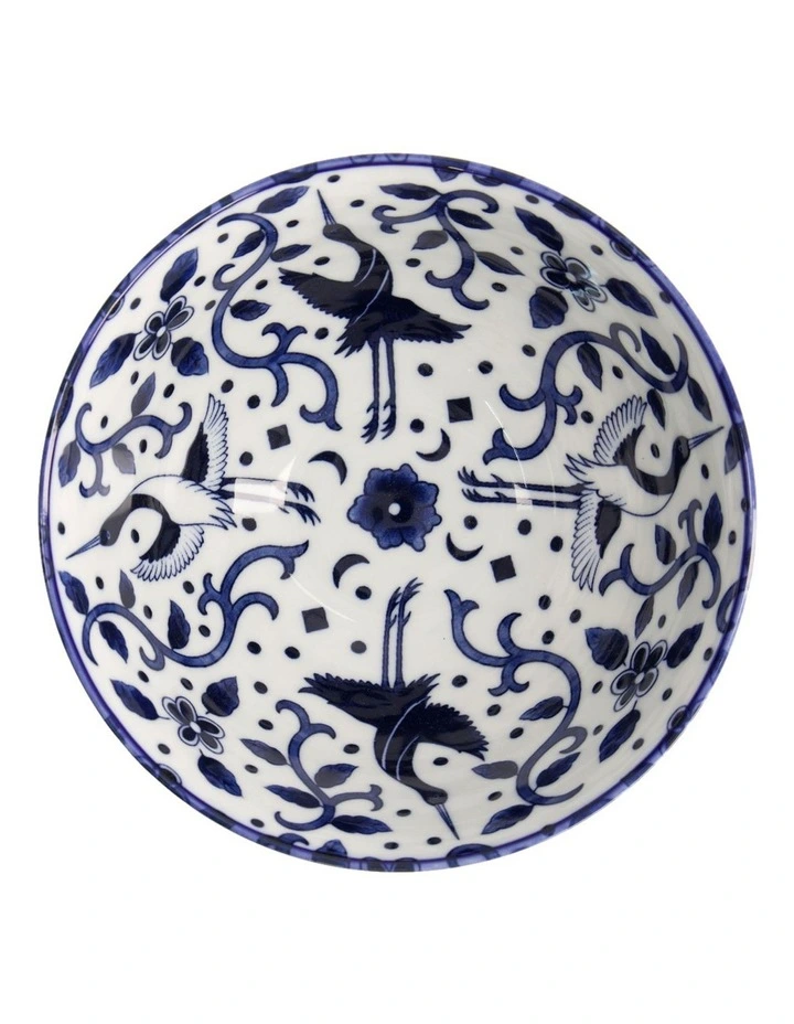 Maizuru Ramen Bowl 18x9cm in Blue image 2