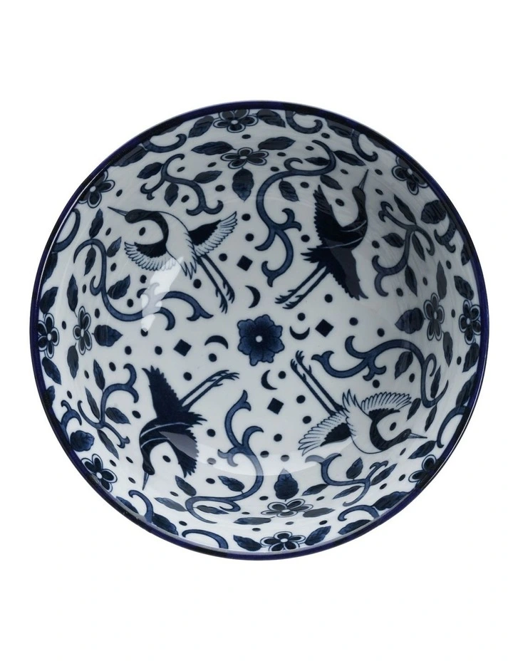 Maizuru Ramen Bowl 18x9cm in Blue image 3