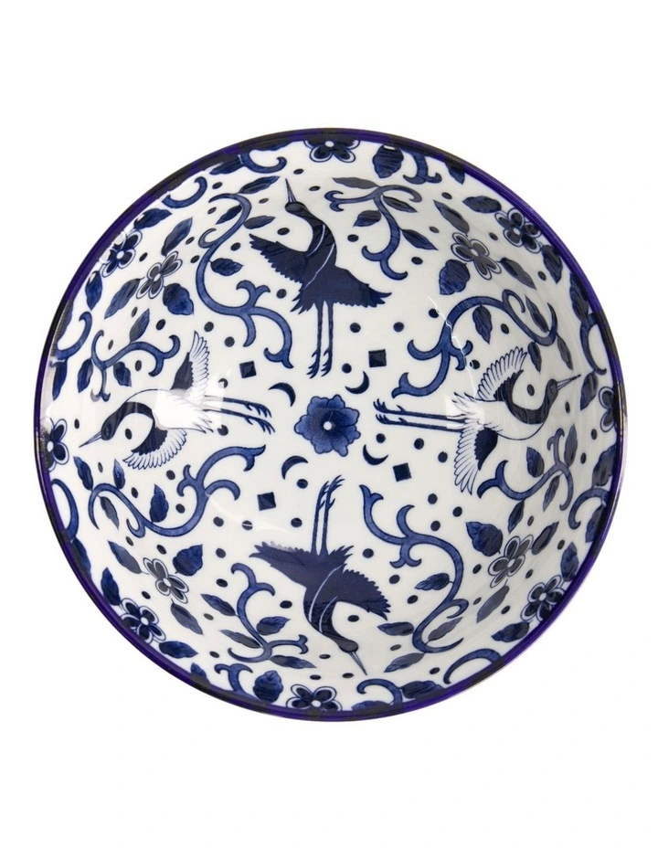 Maizuru Ramen Bowl 21x8.5cm in Blue image 2