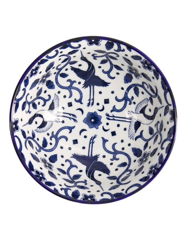 Maizuru Ramen Bowl 21x8.5cm in Blue image 4
