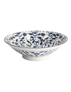 Maizuru Ramen Bowl 25x7cm in Blue